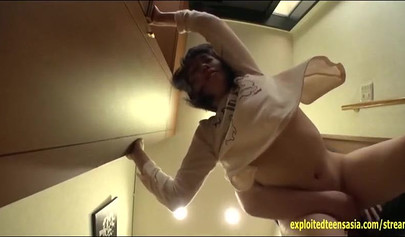 Japanese teen can't say no to her horny stepdad