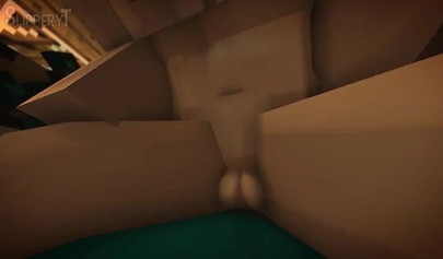 Animated Lego wife gets impregnated by her horny hubby