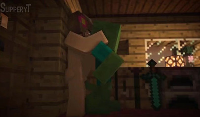 Animated Lego wife gets impregnated by her horny hubby