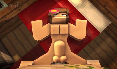 Animated Lego wife gets impregnated by her horny hubby