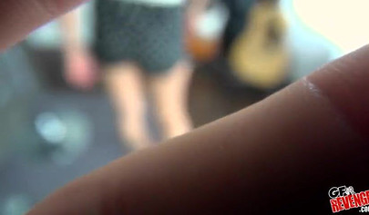 POV foursome with horny Latinas Devyn Heart and Sophia Grace