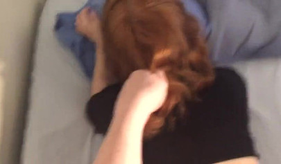 Big boobed amateur redhead gets fucked so hard in POV