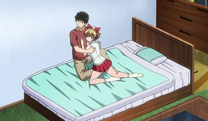 Horny hentai schoolgirls with big tits searching for a big dicks