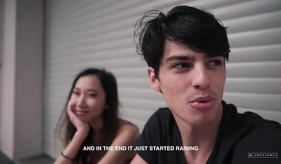 Asian girlfriend loves to fuck with her white boyfriend