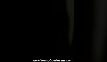 Gorgeous blonde babe cheating on her man in a hotel room