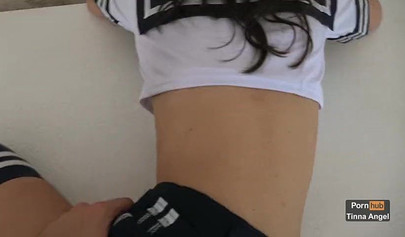 Busty schoolgirl gets hard pussy fucked by her private teacher