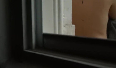 Sierra Nicole caught masturbating by stepbro and gets fucked and creampied