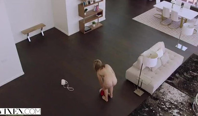 Compilation with big tit blonde Mia Melano getting fucked by big dicks