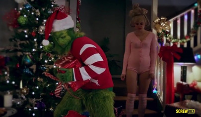 Christmas foursome with busty mom Cherie DeVille and sexy teen Chloe Cherry