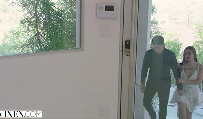 Cheating Latina brunette Alina Lopez still remembers her ex-boyfriend's big dick