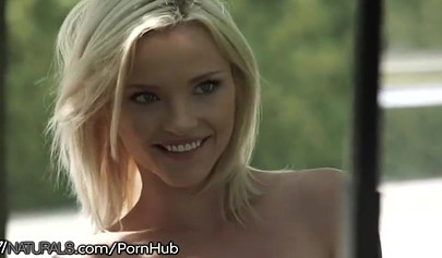 Outdoor anal fucking with sweet petite blonde Zazie Skymm