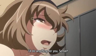 Hentai teen is hungry for a big cock in her slimy cunt