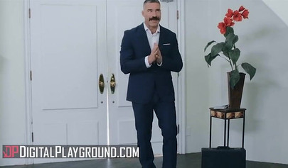 Big boobed robber MILF Romi Rain fucks a guy to get away