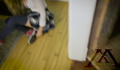 Blonde stepsister Lyra Law gets fucked and creampied in POV