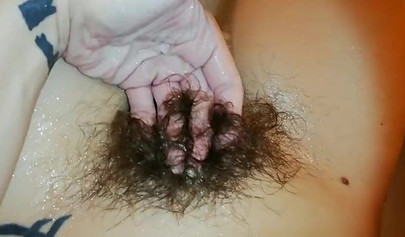 Compilation of amateur webcam girls and their big bushes