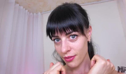 Great ass fucking with horny amateur girl and huge cock in POV