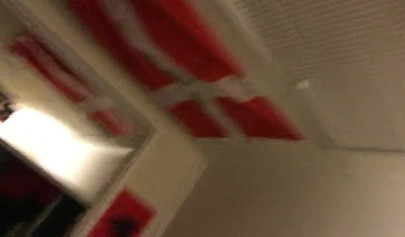 Beautiful amateur brunette gets fucked and creampied in her tight shaved cunt