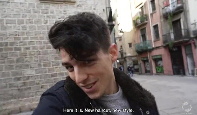 Hot European couple Luna and James love to fuck on camera