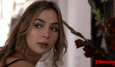 Latin MILF Bridgette B seduces sweet lesbian babe Blair Williams