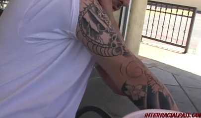 Tempting skinny brunette Sasha Grey is ready for the biggest black cock