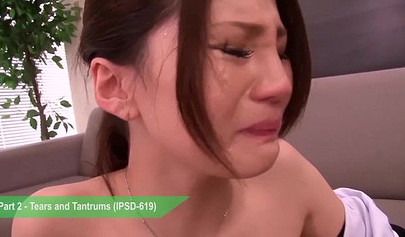 Compilation of Asian teens getting their mouths full of warm jizz