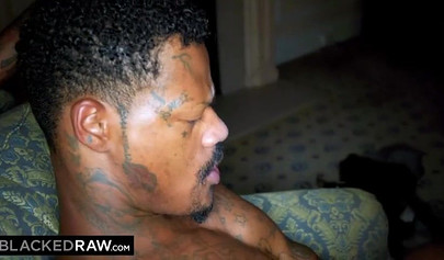 Sweet blonde chick craves to take huge black boner in her pussy