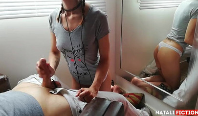 Hot amateur chick loves to play with boyfriend's big cock