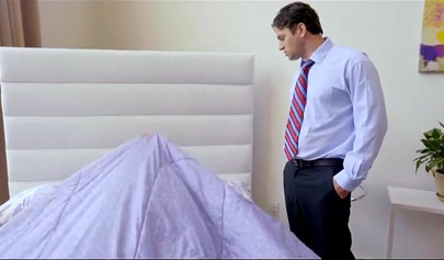 Busty teen gets sexually attacked and brutally screwed by stepdad