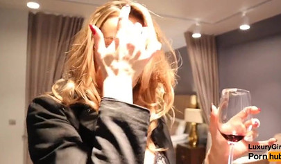 Secretary in sexy uniform gets her tight pussy penetrated on table