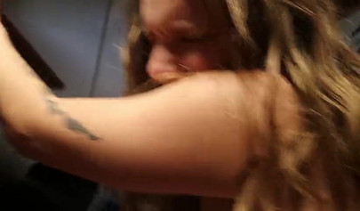 Horny amateur blonde got her hairy pussy pounded and creampied