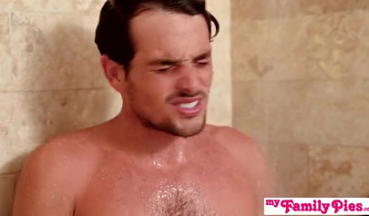 Sexy blonde teen Chloe Temple riding stepbrother's big cock