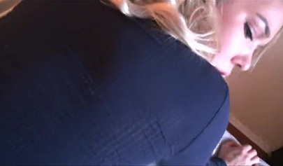 Alex Adams splashes young Jazmin Grey all over her face