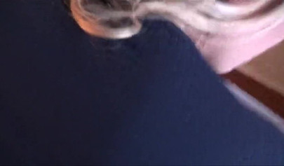 Alex Adams splashes young Jazmin Grey all over her face