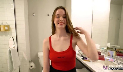 Young skunk Hazel Moore ​gets the rough pounding she craves