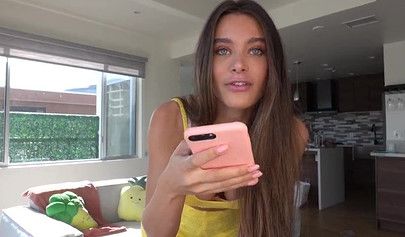 Gorgeous teen PAWG Lana Rhoades adores kinky kitchen cosplay