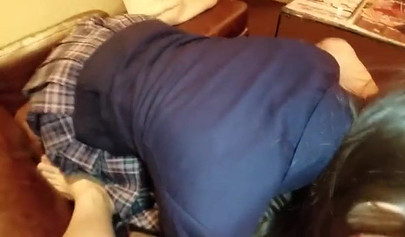 A sweet creampie for the cute Asian schoolgirl POV