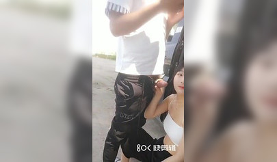 Chinese teen beauty chokes on a massive hard cock and loves it