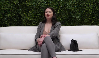 Goth teen loves the feeling of riding a rock hard massive dick