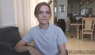 Blonde teen stepsister is ready to let her stepbrother fill her pussy