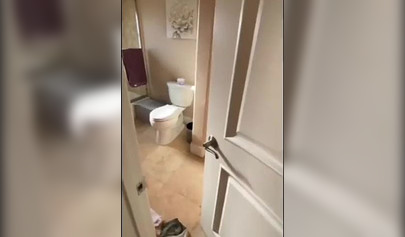 Nubile sucks a dick and gives a tit job in homemade production