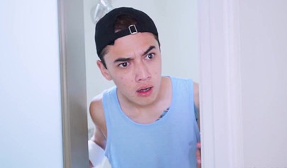 Skinny ebony teen impaled on a massive white cock and drilled vigorously