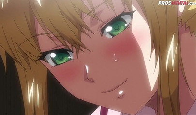 Young blonde hentai stepsister sucks stepbrother off and rides his rod