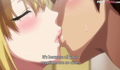 Young blonde hentai stepsister sucks stepbrother off and rides his rod