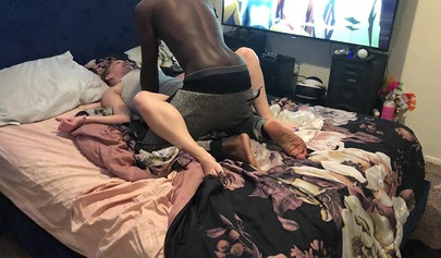 Redhead amateur ravaged by a hard black dick and creampied