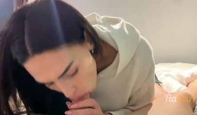 Stunning nubile with a slim body impaled on a throbbing boner