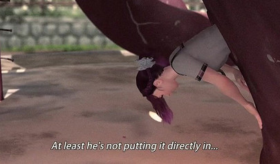 Stuck schoolgirl with pink hair gets fucked hardcore in a hentai