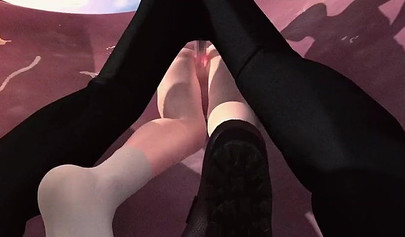 Stuck schoolgirl with pink hair gets fucked hardcore in a hentai