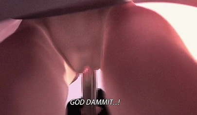 Stuck schoolgirl with pink hair gets fucked hardcore in a hentai