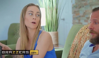 Gorgeous ebony teen mounts a huge white shaft after intense cock sucking