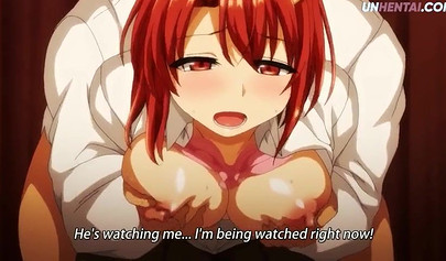 Redhead schoolgirl licked and dicked down hardcore in a hentai